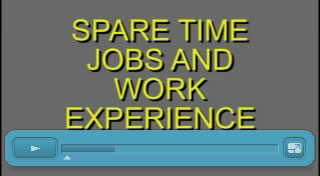 Part time jobs and work experience